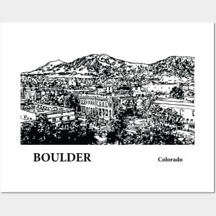 Boulder Colorado Posters and Art